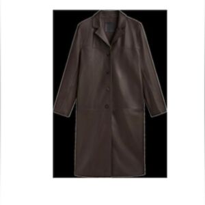 Massimo Dutti Nappa Leather Coat-Sold Out in Stores